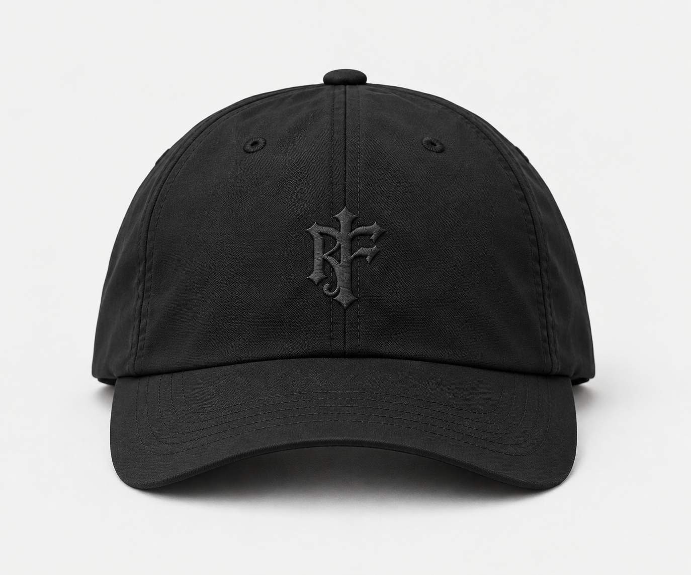 Tech Cap in Onyx, garment product photograph