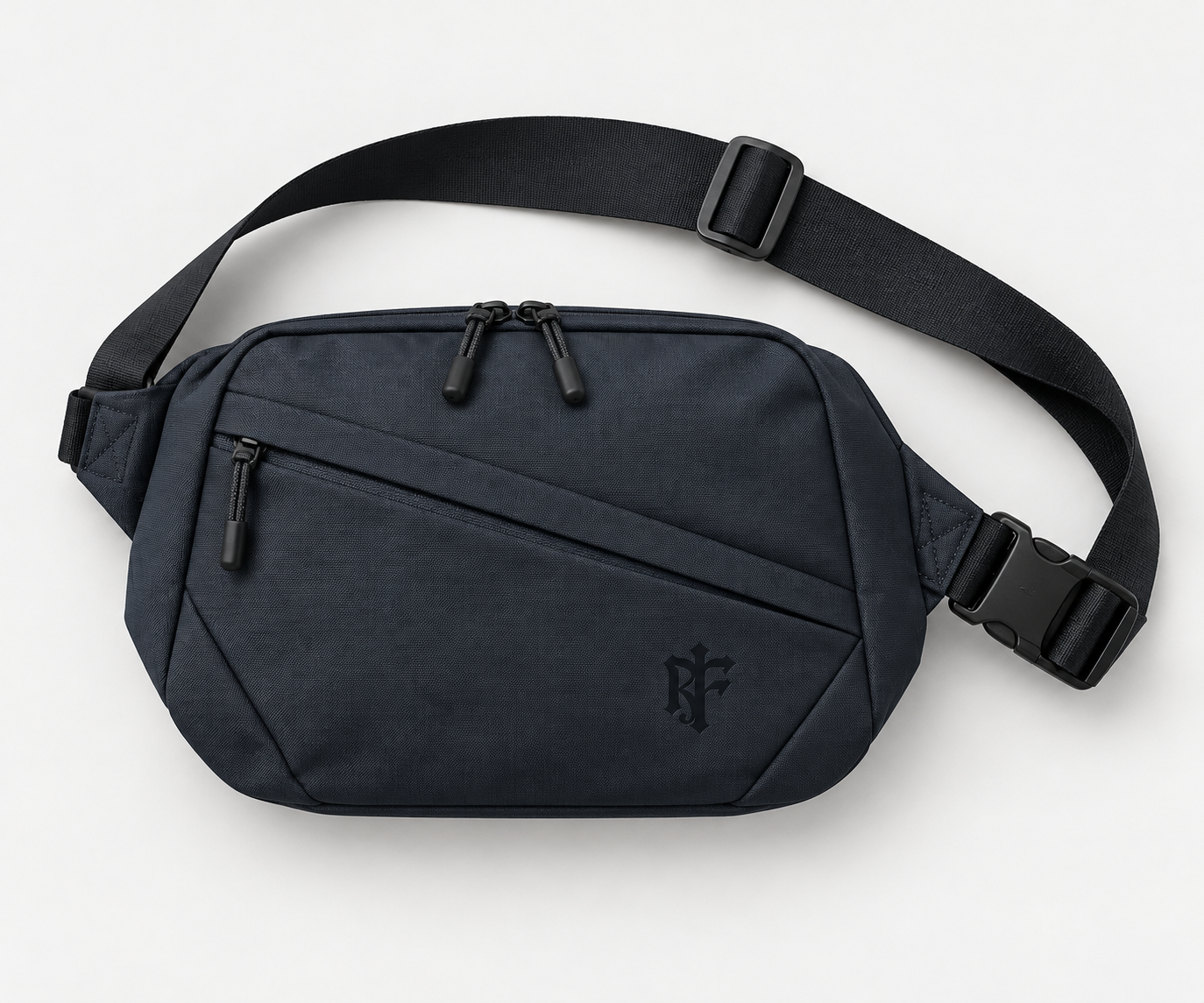Transit Sling in Midnight, garment product photograph